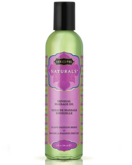 KAMASUTRA - HUILE DE MASSAGE NATURELLE BAIE DE LA PASSION 236 ML