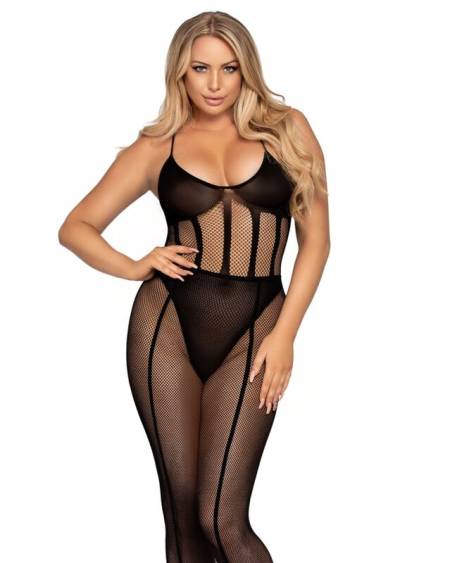 LEG AVENUE - ENSEMBLE BODY ET JUPE TAILLE UNIQUE