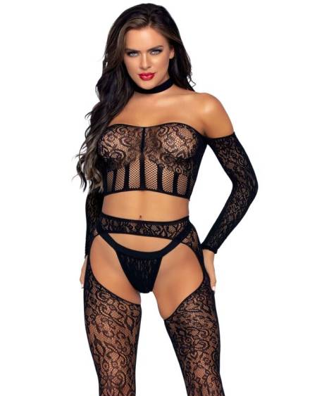 LEG AVENUE - ENSEMBLE TROIS PIÈCES TAILLE UNIQUE