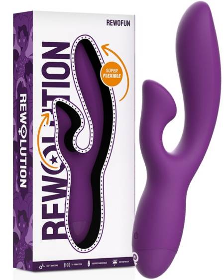 REWOLUTION - REWOFUN VIBRATEUR FLEXIBLE AVEC LAPIN
