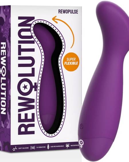 REWOLUTION - REWOPULSE VIBRATEUR FLEXIBLE STIMULATEUR DE POINT G