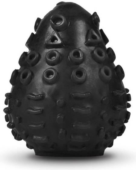 G-VIBE - OEUF MASTURBATEUR TEXTURÉ RÉUTILISABLE NOIR