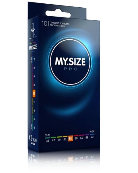 MY SIZE - PRO PRÉSERVATIFS 57 MM 10 UNITÉS