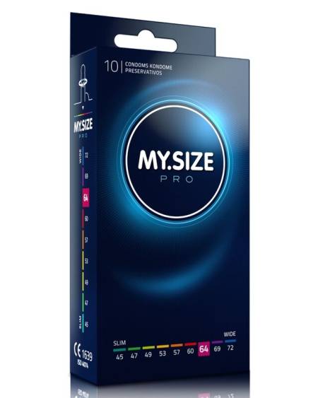 MY SIZE - PRO PRÉSERVATIFS 64 MM 10 UNITÉS