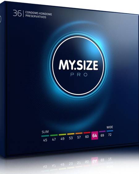 MY SIZE - PRO PRÉSERVATIFS 64 MM 36 UNITÉS
