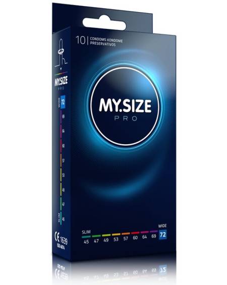 MY SIZE - PRO PRÉSERVATIFS 72 MM 10 UNITÉS