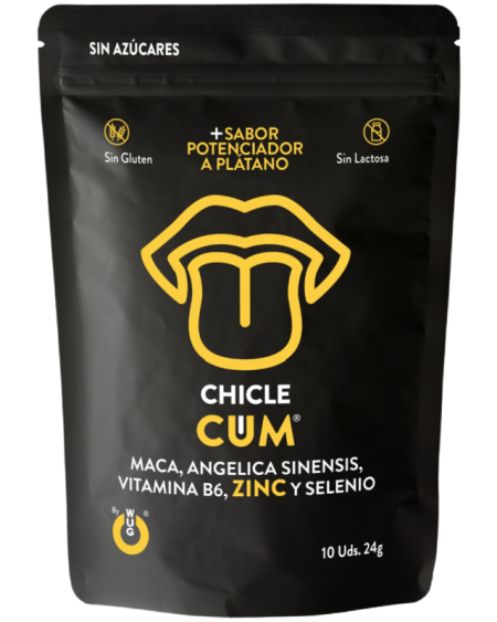 WUG SEX SENSE - CUM AUGMENTATION DE L''ÉJACULATION GOMME ET SPERME SAVEUR BANANE 10 UNITÉS
