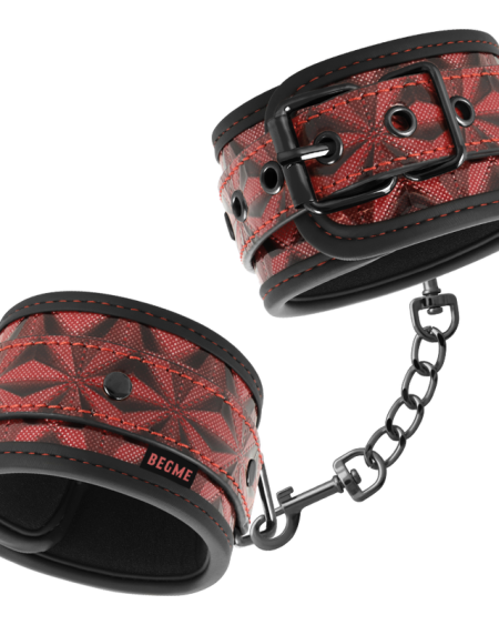 BEGME - CHEVILLES PREMIUM ÉDITION ROUGE AVEC DOUBLURE EN NÉOPRÈNE