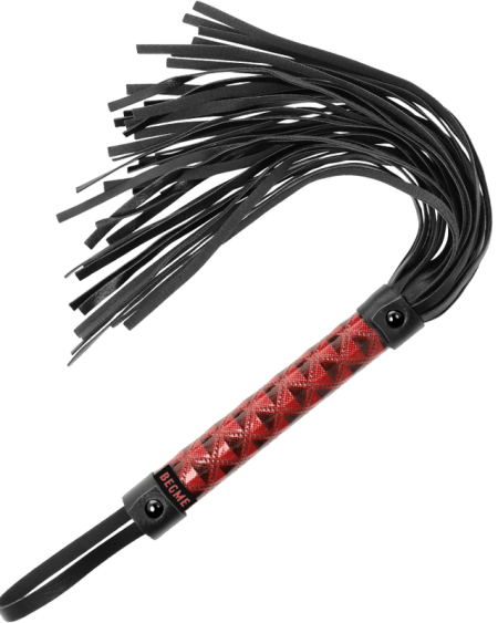 BEGME - FLOGGER EN CUIR VÉGAN ÉDITION ROUGE