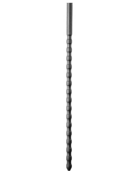 ALL BLACK - SONDE URÉTRALE EN SILICONE 6/8 MM