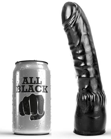 ALL BLACK - GODE NOIR RÉALISTE 20 CM
