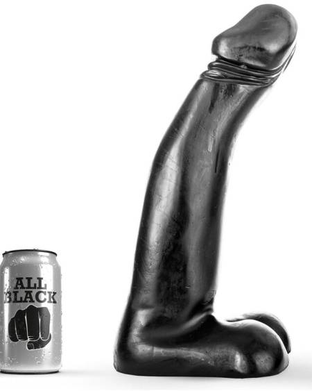 ALL BLACK - GODE FISTING RÉALISTE NOIR 29 CM