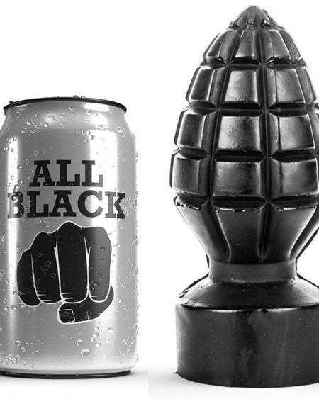 ALL BLACK - PLUG ANAL 14 CM