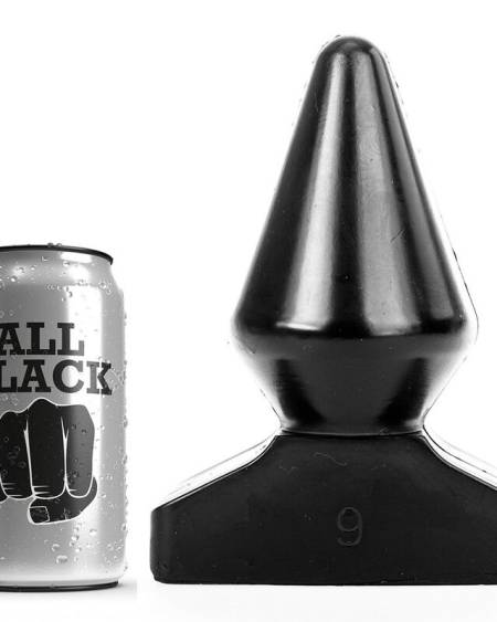 ALL BLACK - PLUG ANAL 18,5 CM