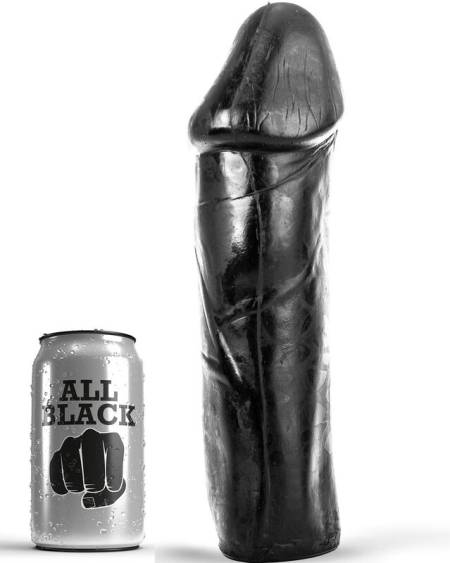ALL BLACK - DONG 28 CM SANS TESTICULES