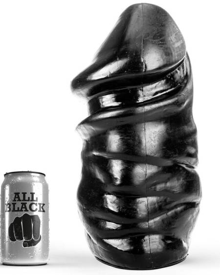 ALL BLACK - PÈNE ANAL 33 CM