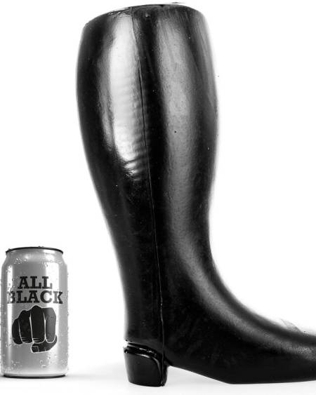 ALL BLACK - BOTTE DE FISTING SOUPLE GÉANTE 31 CM