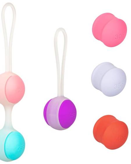 CALEXOTICS - ELLE-OLOGIE ENSEMBLE BOLAS KEGEL INTERCAMBIABLES