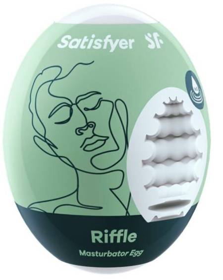 SATISFYER - OEUF DE MASTURBATEUR RIFFLE