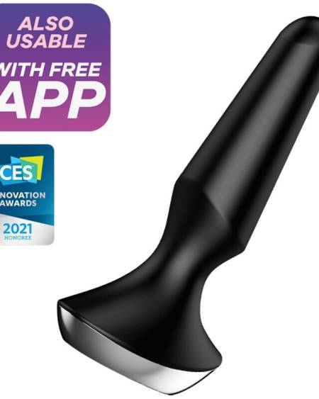 SATISFYER - VIBRATEUR PLUG ILICIOUS 2 PLUG NOIR