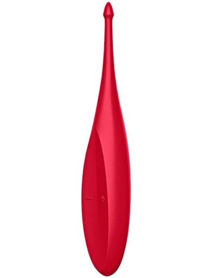 SATISFYER - VIBRATEUR TWIRLING FUN TIP ROUGE