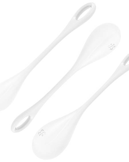 SATISFYER - ENSEMBLE ENTRAÎNEMENT YONI POWER 1 BLANC