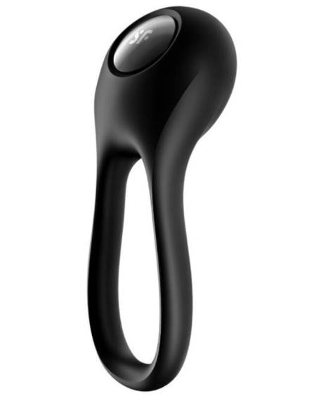 SATISFYER - VIBRATEUR  ANNEAU MAJESTIC DUO NOIR