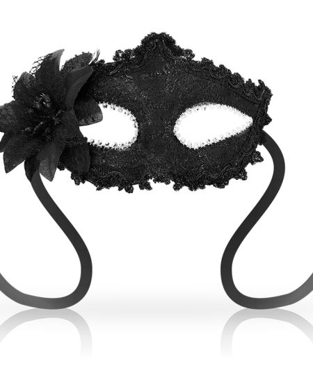 OHMAMA - MASQUES ANTIZAZ FLEUR CÔTÉ STYLE VÉNITIEN - NOIR
