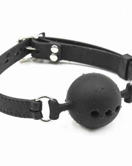 OHMAMA FETISH - BÂILLON À BOULE EN SILICONE RESPIRANT TAILLE L