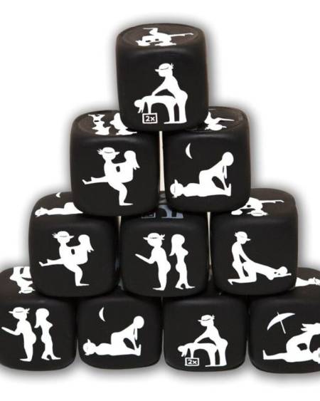 DIABLO PICANTE - JEU DE DÉS DE POSTURE NOIR