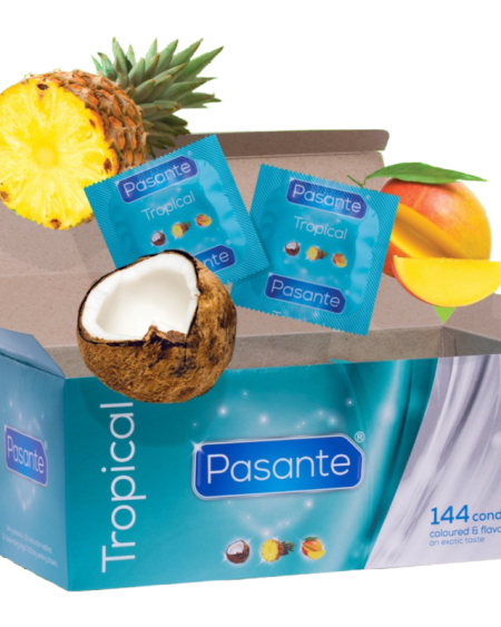 PASANTE - LES PRÉSERVATIFS SAVEURS TROPICALES 144 UNITÉS