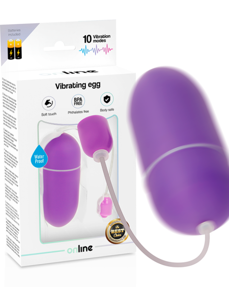 ONLINE - OEUF VIBRANT IMPERMÉABLE LILAS