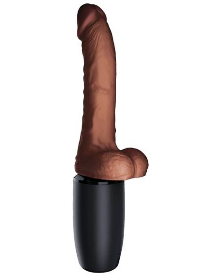 KING COCK - PLUS TRIPLE MENACE TON DE PEAU MARRON