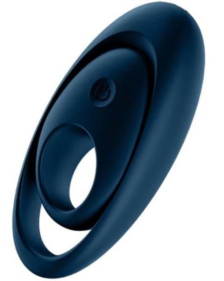 SATISFYER - VIBRATEUR  ANNEAU GLORIOUS DUO BLEU
