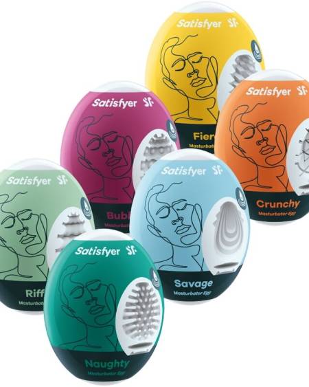 SATISFYER - OEUFS MASTURBATEURS ENSEMBLE DE 6 UNITÉS