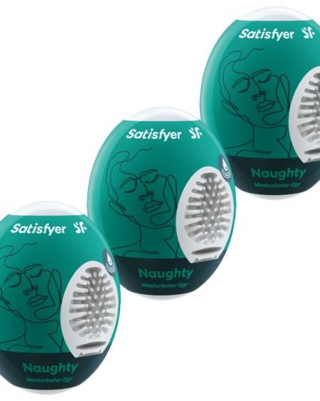 SATISFYER - 3 OEUFS MASTURBATEURS NAUGHTY