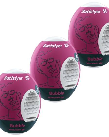 SATISFYER - 3 OEUFS MASTURBATEURS BUBBLE