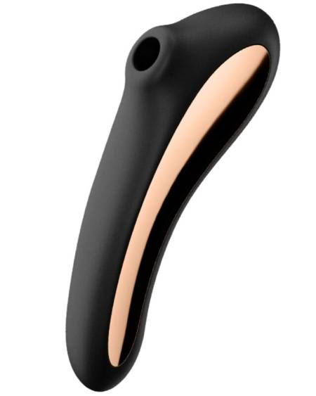 SATISFYER - VIBRATEUR DUAL KISS AIR PULSE NOIR