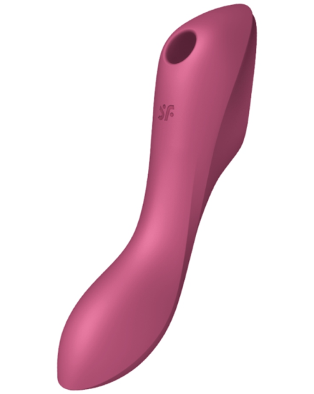 SATISFYER - STIMULATEUR ET VIBRATEUR CURVY TRINITY 3 ROUGE