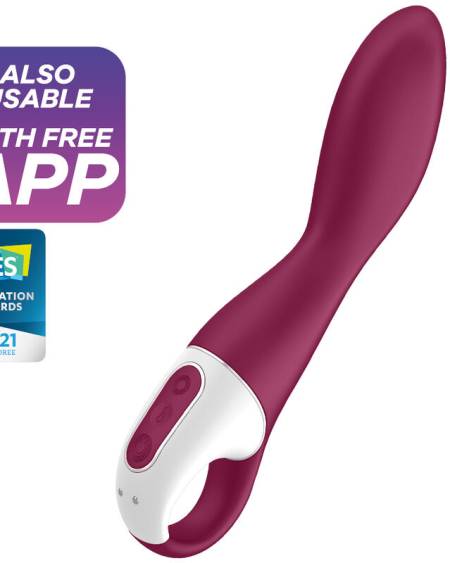 SATISFYER - VIBRATEUR POUR POINT G  THRILL CHAUFFANT
