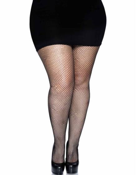 LEG AVENUE - COLLANTS COUTURE ARRIÈRE - NOIR GRANDE TAILLE