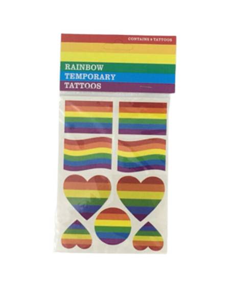 PRIDE - TATOUAGES DE DRAPEAU LGBT