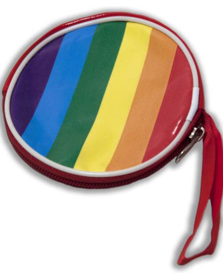 PRIDE - PORTE-MONNAIE RONDE DRAPEAU LGBT