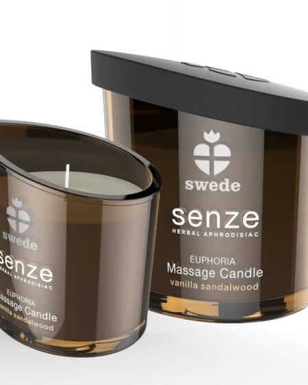 SWEDE - BOUGIE DE MASSAGE SENZE EUPHORIA - VANILLE, BOIS DE SANTAL