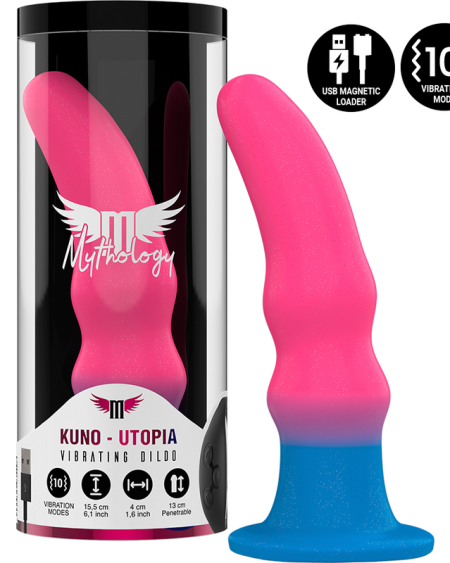 MYTHOLOGY - KUNO UTOPIA DILDO M - VIBRATEUR COMPATIBLE AVEC LA TECHNOLOGIE SANS FIL WATCHME