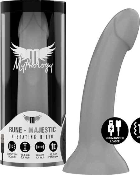 MYTHOLOGY - RUNE MAJESTIC DILDO S - VIBRATEUR WATCHME TECHNOLOGIE SANS FIL COMPATIBLE