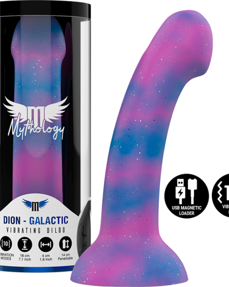 MYTHOLOGY - DION GALACTIC DILDO M - VIBRATEUR WATCHME TECHNOLOGIE SANS FIL COMPATIBLE