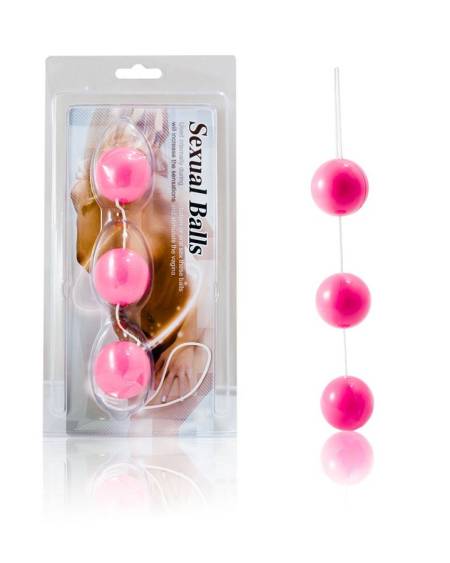 BAILE - BANDE DE BALLES ANAL ROSE ABS