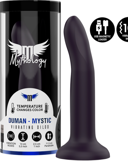 MYTHOLOGY DUMAN MYSTIC DILDO S - VIBRATEUR WATCHME TECHNOLOGIE SANS FIL COMPATIBLE