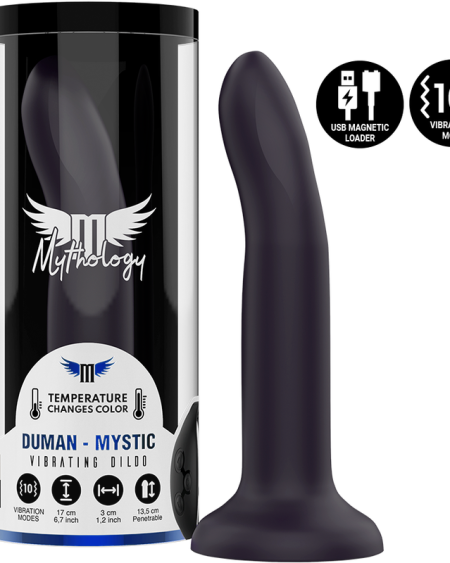 MYTHOLOGY - DUMAN MYSTIC DILDO M - VIBRATEUR COMPATIBLE AVEC LA TECHNOLOGIE SANS FIL WATCHME